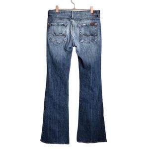7 FOR ALL MANKIND‎ x VINTAGE Flare Jeans 7FAMK in washed blue Y2K It Girl